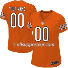 Maillot Femme Chicago Bears Personnalisé Nike Orange